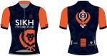 Image of the Sikh Cycling Club jersey design.