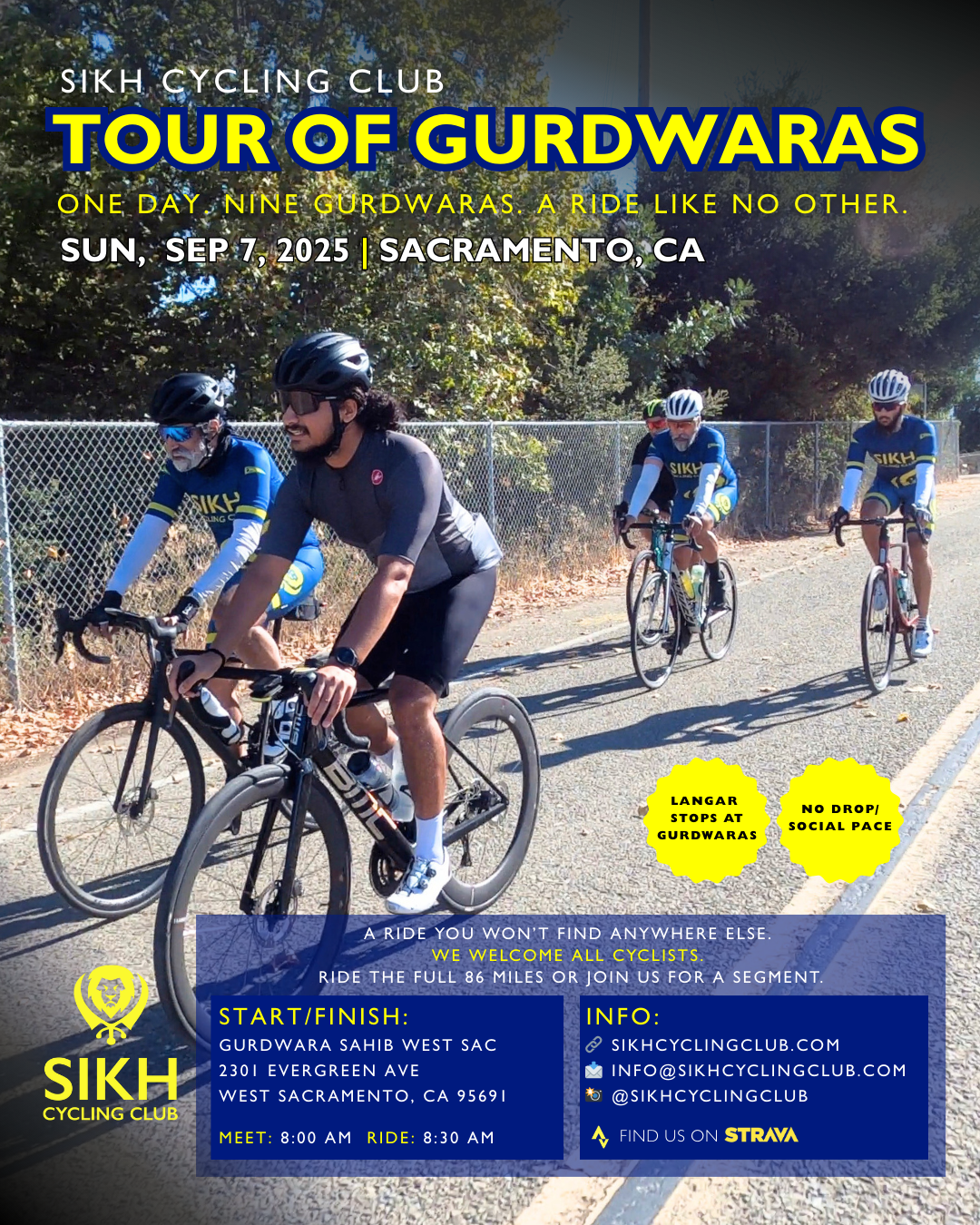 Experience the Sikh Community: Join our Tour of Gurdwaras Ride on Sept.&nbsp;7!