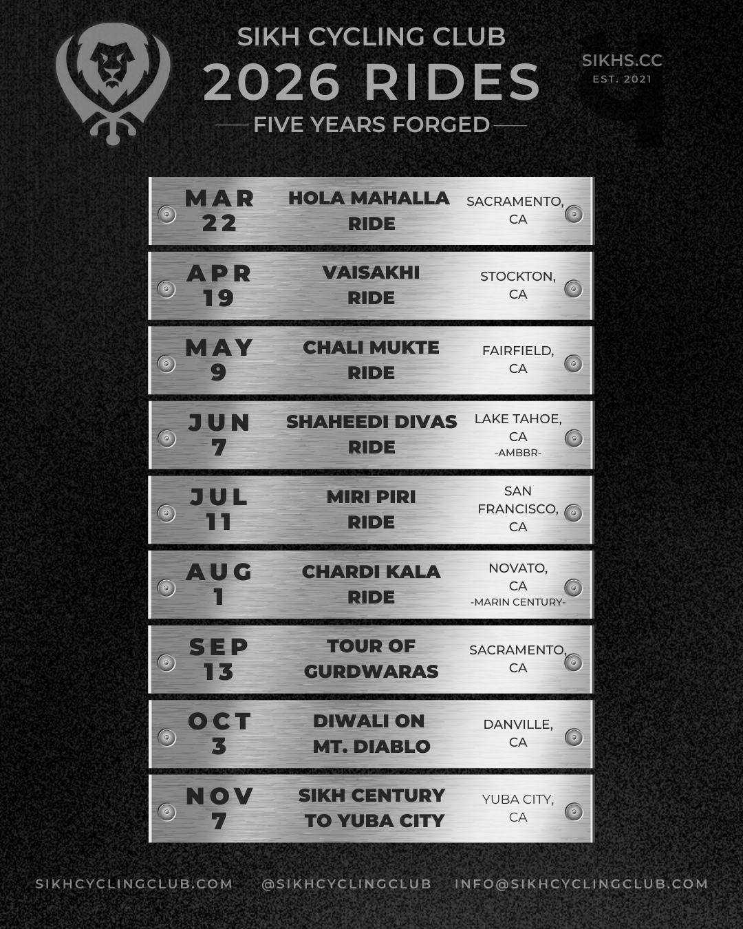 The 2026 Sikh Cycling Club season&nbsp;begins!