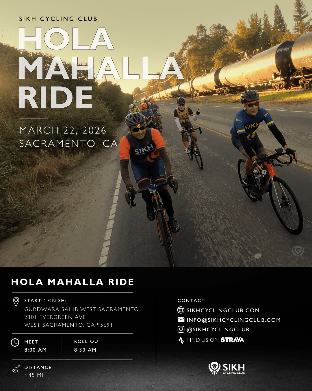 Join our Hola Mahalla Ride on March&nbsp;22!